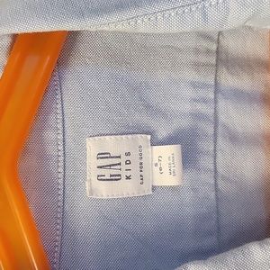 Gap Kids Light Blue Button Down Short Sleeve Button Down Shirt
